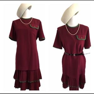 1970s vintage Leslie Fay dress